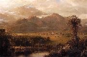 Frederic Edwin Church Mountains of Ecuador oil on canvas